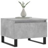 Tables basses 2 pcs gris béton 50x46x35 cm bois d'ingénierie 629530629530