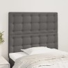 Tête de lit Gris 90x5x118/128 cm Similicuir 629535629535