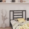 Tête de lit Gris 96x4x100 cm Bois massif de pin 629536629536