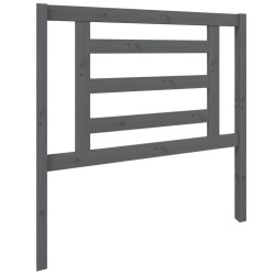 Tête de lit Gris 96x4x100 cm Bois massif de pin 629536629536