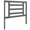 Tête de lit Gris 96x4x100 cm Bois massif de pin 629536629536
