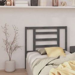 Tête de lit Gris 96x4x100 cm Bois massif de pin 629536629536
