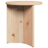 Table basse 2 pcs Naturel Bois de pin massif 629541629541