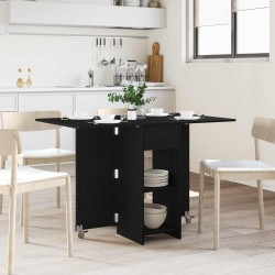 Table à dîner 115 x 70 x 75 cm Bois d'ingénierie Chêne noir 629544629544