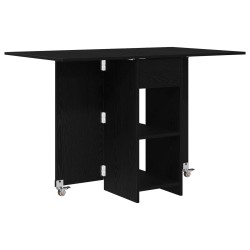 Table à dîner 115 x 70 x 75 cm Bois d'ingénierie Chêne noir 629544629544