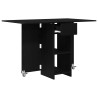 Table à dîner 115 x 70 x 75 cm Bois d'ingénierie Chêne noir 629544629544