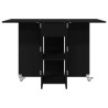 Table à dîner 115 x 70 x 75 cm Bois d'ingénierie Chêne noir 629544629544