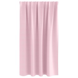 Rideaux occultants avec anneaux 2 pcs Rose bébé 140 x 140 cm 629549629549