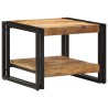 Table basse 50x50x38 cm bois de manguier massif brut 629553629553