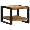 Table basse 50x50x38 cm bois de manguier massif brut 629553629553
