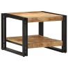 Table basse 50x50x38 cm bois de manguier massif brut 629553629553