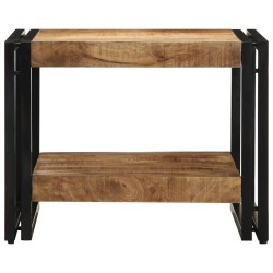 Table basse 50x50x38 cm bois de manguier massif brut 629553629553