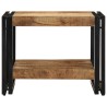 Table basse 50x50x38 cm bois de manguier massif brut 629553629553