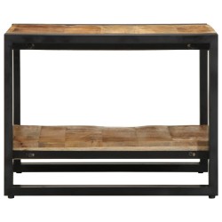Table basse 50x50x38 cm bois de manguier massif brut 629553629553