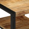 Table basse 50x50x38 cm bois de manguier massif brut 629553629553