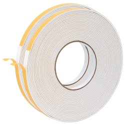 Ruban adhésif en mousse 2 pcs Blanc 10mm x 10m Mousse CR 629558629558