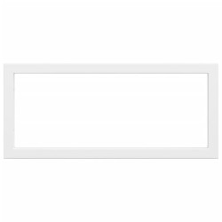 Supports d'étagères pour lavabo 2 pcs blanc rectangulaire acier 629559629559
