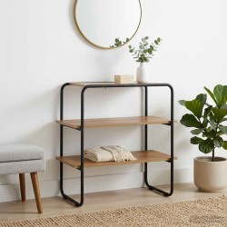 Table console Chêne artisanal 80 x 41 x 75 cm Bois d'ingénierie 629562629562