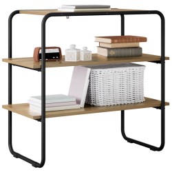 Table console Chêne artisanal 80 x 41 x 75 cm Bois d'ingénierie 629562629562