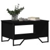 Table basse noir 75x51x40 cm bois d'ingénierie 629564629564