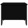 Table basse noir 75x51x40 cm bois d'ingénierie 629564629564