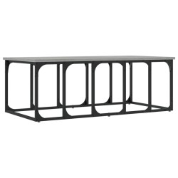 Table basse sonoma gris 100x50x35,5 cm bois d'ingénierie 629565629565
