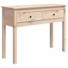Table console 100x35x75 cm Bois massif de pin 629568629568
