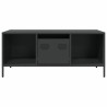 Table basse noir 101,5x50x43,5 cm acier laminé à froid 629572629572