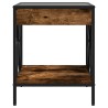 Table basse avec LED Infinity chêne fumé 40x40x49 cm 629583629583