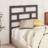 Tête de lit Gris 96x4x100 cm Bois massif de pin 629584629584