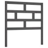 Tête de lit Gris 96x4x100 cm Bois massif de pin 629584629584