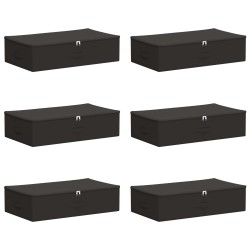 Boîte de rangement 6 pcs Anthracite 70 x 40 x 18 cm 629589629589