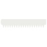 Bordure de Pelouse 10 pcs 103 x 20 cm métal Blanc 629591629591