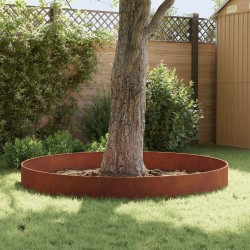 Bordure de Pelouse 20 pcs 103 x 30 cm Acier Rouillé 629592629592