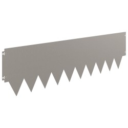 Bordure de Pelouse 20 pcs 103 x 30 cm métal Rouillé 629593629593