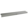 Bordure de Pelouse 10 pcs 100 x 10 x 8 cm Acier Argenté 629609629609