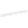 Bordure de Pelouse 10 pcs 100 x 12 cm Acier Blanc 629610629610