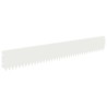 Bordure de Pelouse 10 pcs 103 x 15 cm Acier Blanc 629614629614