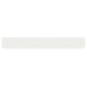 Bordure de Pelouse 10 pcs 103 x 15 cm Acier Blanc 629614629614