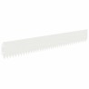 Bordure de Pelouse 10 pcs 103 x 15 cm Acier Blanc 629615629615