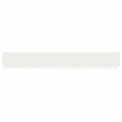 Bordure de Pelouse 10 pcs 103 x 15 cm Acier Blanc 629615629615