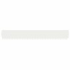 Bordure de Pelouse 10 pcs 103 x 15 cm Acier Blanc 629615629615