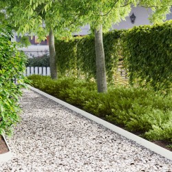 Bordure de Pelouse 10 pcs 103 x 10 cm Acier Blanc 629617629617