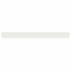 Bordure de Pelouse 10 pcs 103 x 10 cm Acier Blanc 629617629617