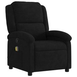 Fauteuil de massage inclinable noir velours 629621629621