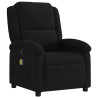 Fauteuil de massage inclinable noir velours 629621629621