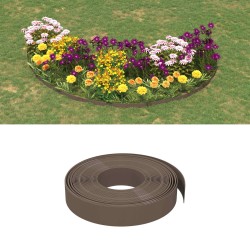 Bordures 25 m 10 cm PE Marron 629623629623