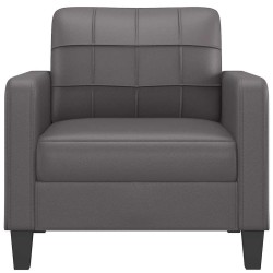 Fauteuil Gris 60 cm Similicuir 629624629624