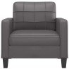 Fauteuil Gris 60 cm Similicuir 629624629624