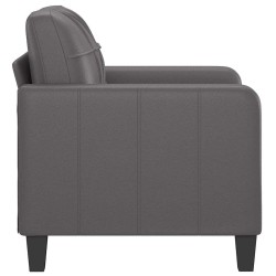 Fauteuil Gris 60 cm Similicuir 629624629624